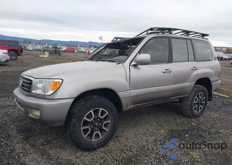2002 Toyota Land Cruiser из США, поврежденный, VIN JTEHT05J522024521
